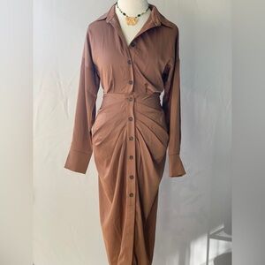 BTFBM dress. Size Small. Brown.